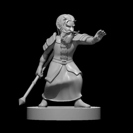 Gnome Male Sorcerer Miniature - Mini Megastore