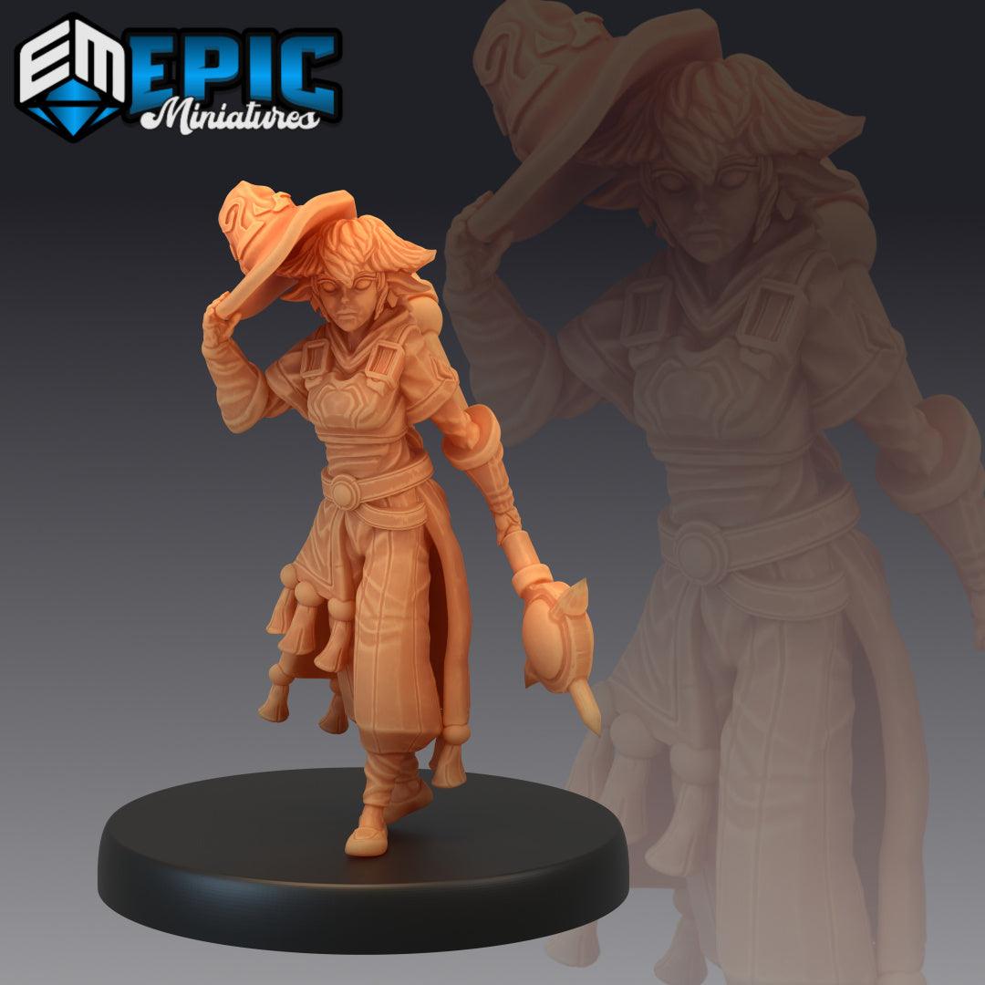 Gnome/Halfling -Wizard With Hat Miniature - Mini Megastore