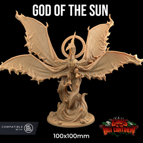 God of the Sun Dinosaur Miniature - Mini Megastore