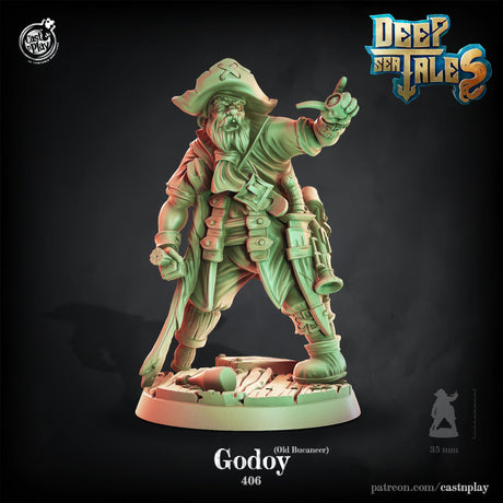 Godoy - Pirate Miniature - Mini Megastore