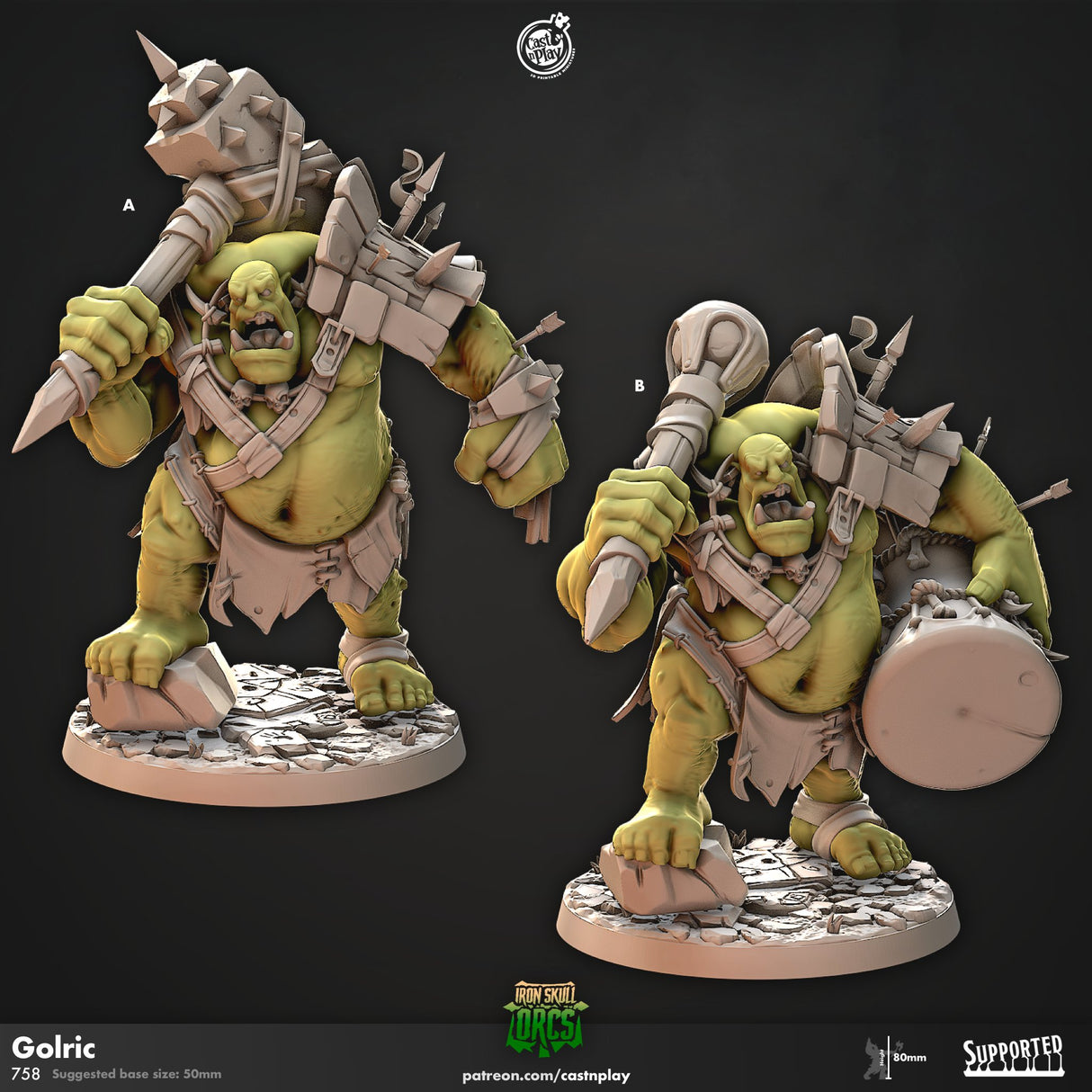 Gorlic - orc / ogre Miniature - Mini Megastore