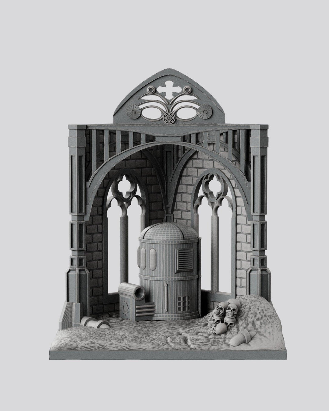 Gothic Space Cathedral Diorama - Mini Megastore
