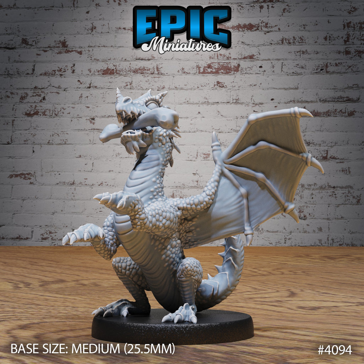 Green Dragon Wyrmling Miniature - Mini Megastore