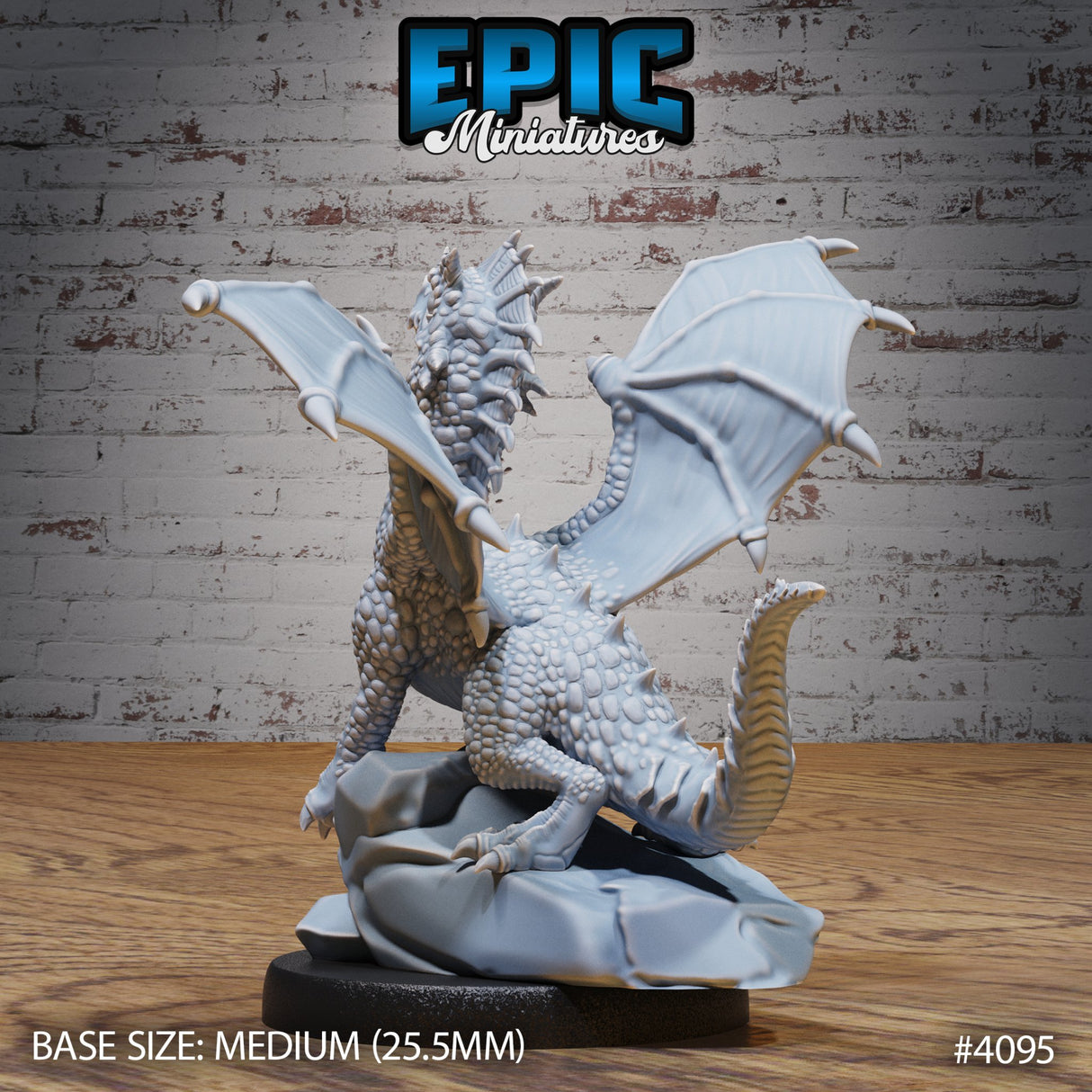 Green Dragon Wyrmling Miniature - Mini Megastore