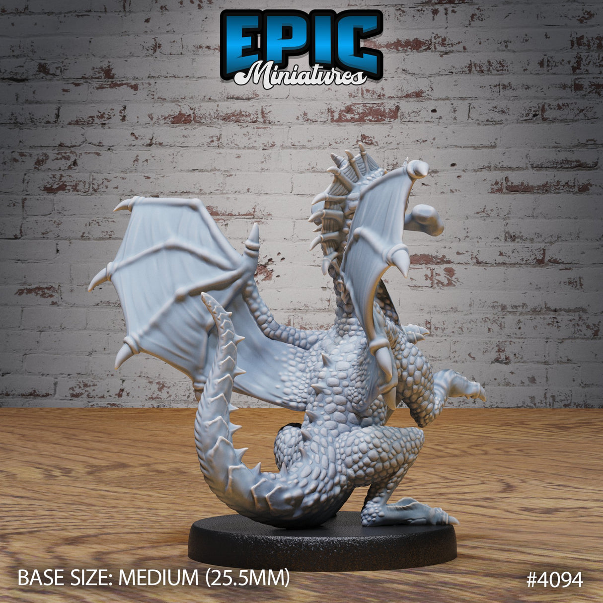 Green Dragon Wyrmling Miniature - Mini Megastore