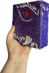 Grimoire of Many - Customisable & Personalisable TTRPG book Box - Mini Megastore