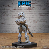 Half Orc Fighter Female Miniatures - Mini Megastore