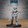 Half Orc Fighter Female Miniatures - Mini Megastore