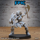 Half Orc Fighter Female Miniatures - Mini Megastore