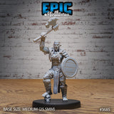 Half-Orc Marauder Female Miniature - Mini Megastore