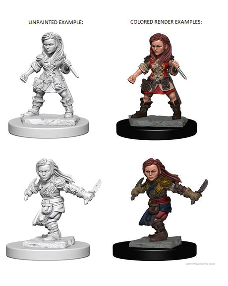 Halfling Female Rogue: Nolzurs Marvelous Miniatures Wave 1 - Mini Megastore