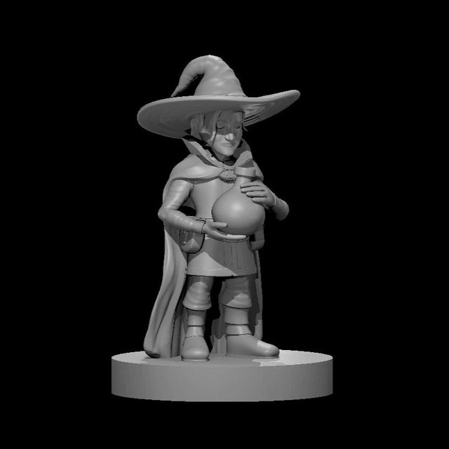 Halfling Male Alchemist Miniature - Mini Megastore