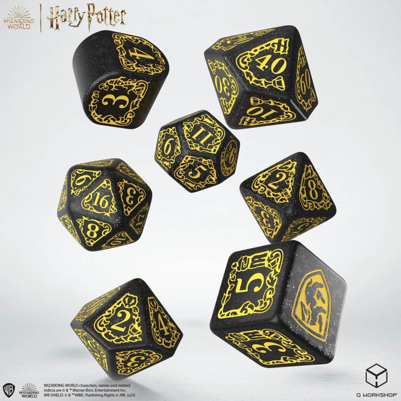 Harry Potter. Hufflepuff Modern Dice Set - Mini Megastore