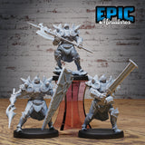 Heart Knight - humanoid fighter / paladin Miniature - Mini Megastore