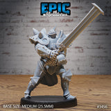 Heart Knight - humanoid fighter / paladin Miniature - Mini Megastore