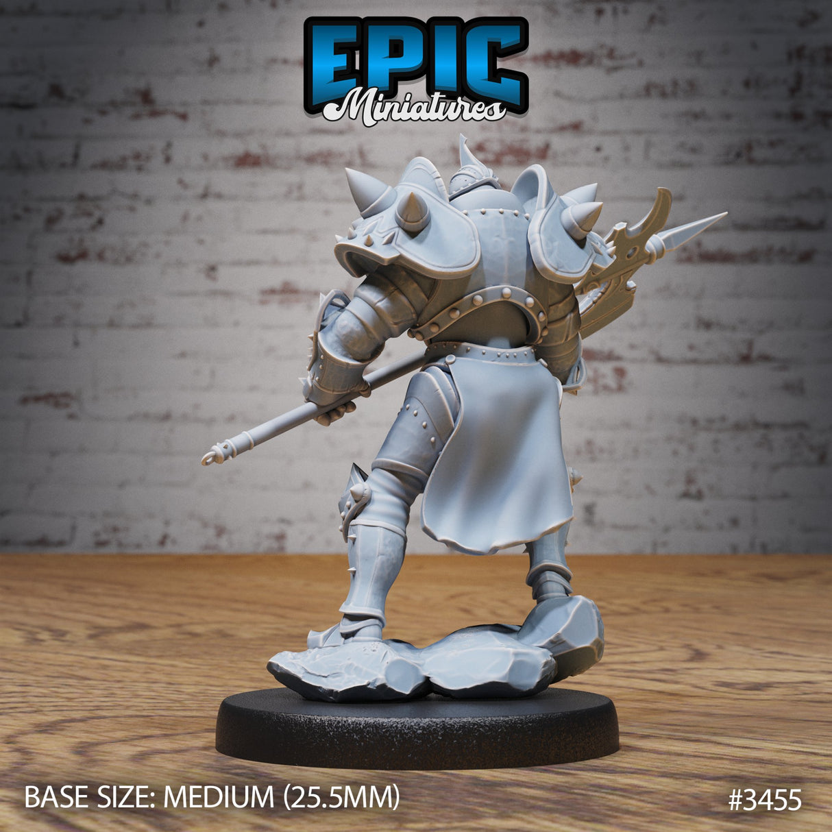 Heart Knight - humanoid fighter / paladin Miniature - Mini Megastore