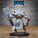 Heart Knight - humanoid fighter / paladin Miniature - Mini Megastore