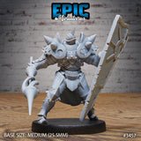 Heart Knight - humanoid fighter / paladin Miniature - Mini Megastore