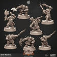 Heat Maulers - Dwarf Barbarian / Fighter Minitaures - Mini Megastore