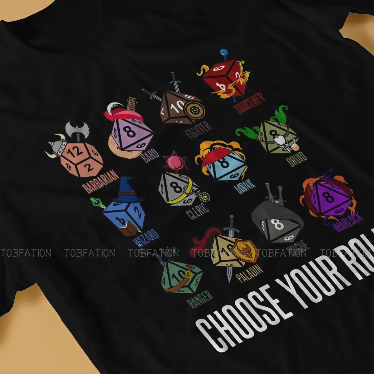 Hit Die Class T-Shirt "Choose your Role" - Mini Megastore