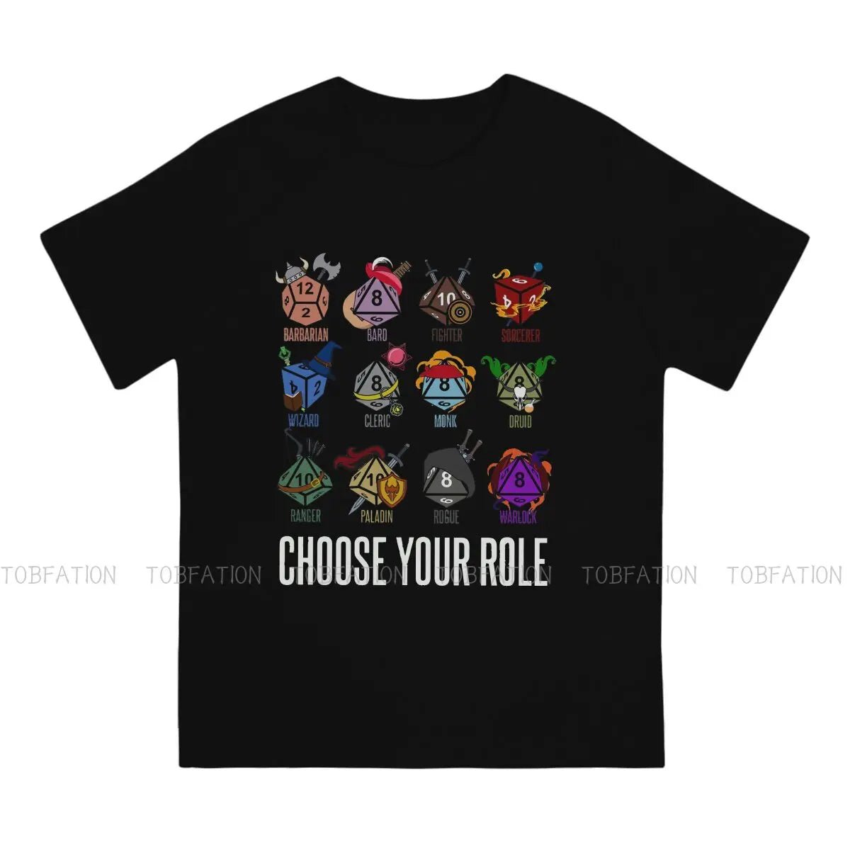 Hit Die Class T-Shirt "Choose your Role" - Mini Megastore