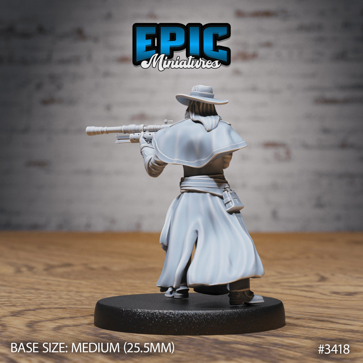 Holy Gunslinger Miniature - Mini Megastore