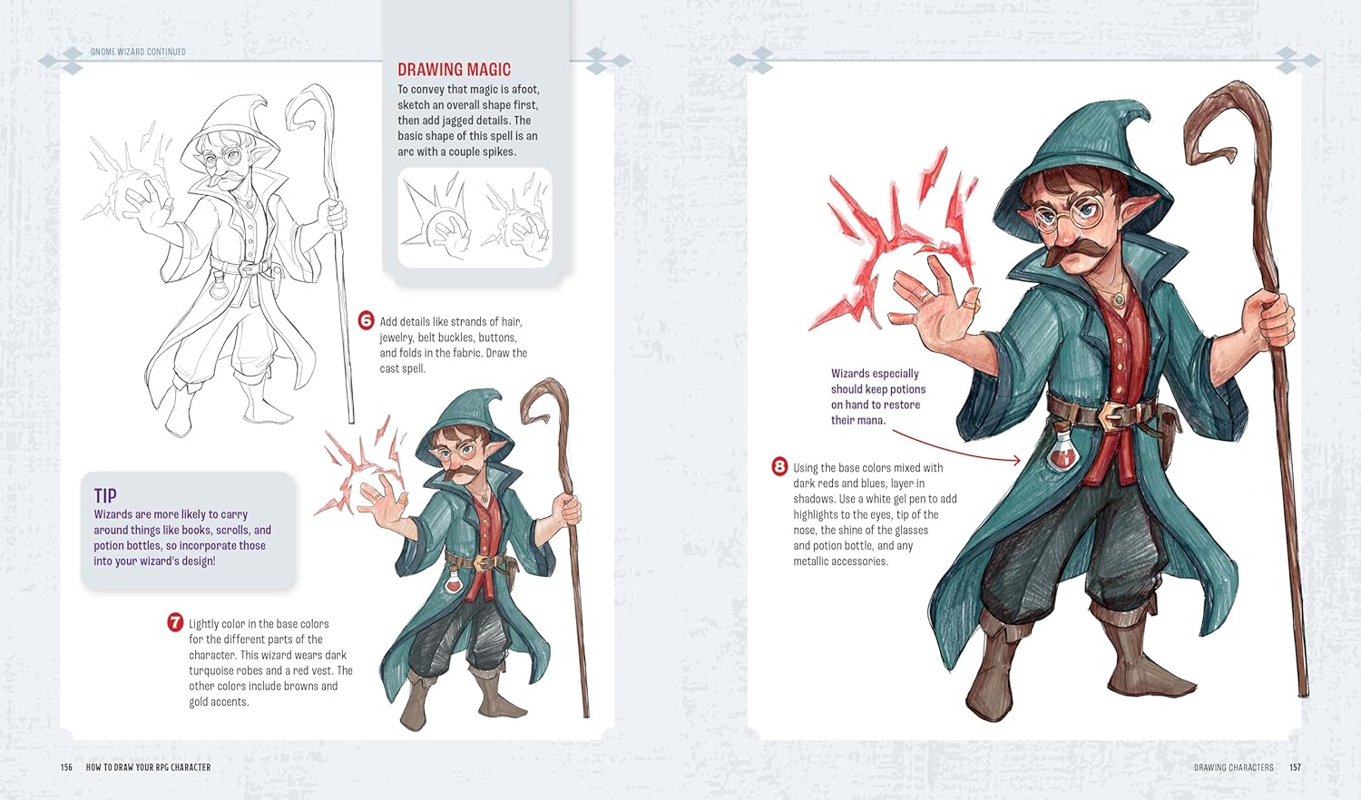 How to Draw Your RPG Character : A Step-by-Step Guide to Bringing Fant ...