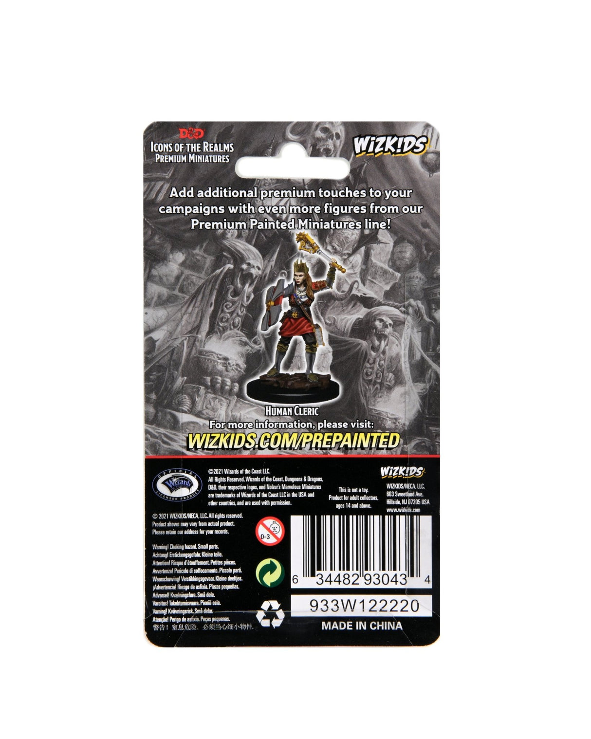 Human Cleric Female Miniature - Icons of the Realms Premium Figures - Mini Megastore