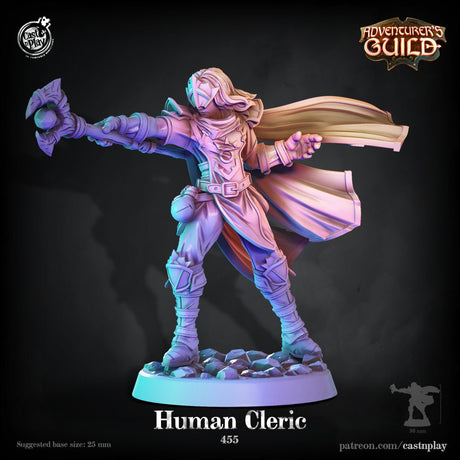 Human Cleric Miniature - Mini Megastore