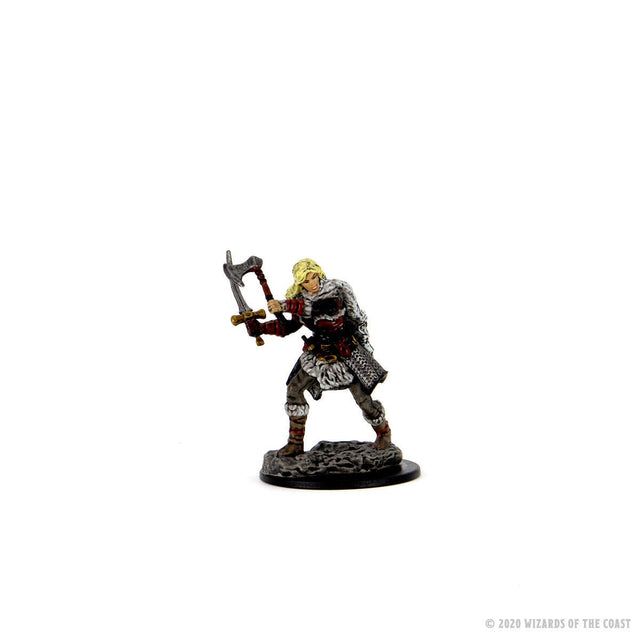 Human Female Barbarian - Icons of the Realms Prepainted Miniature - Mini Megastore