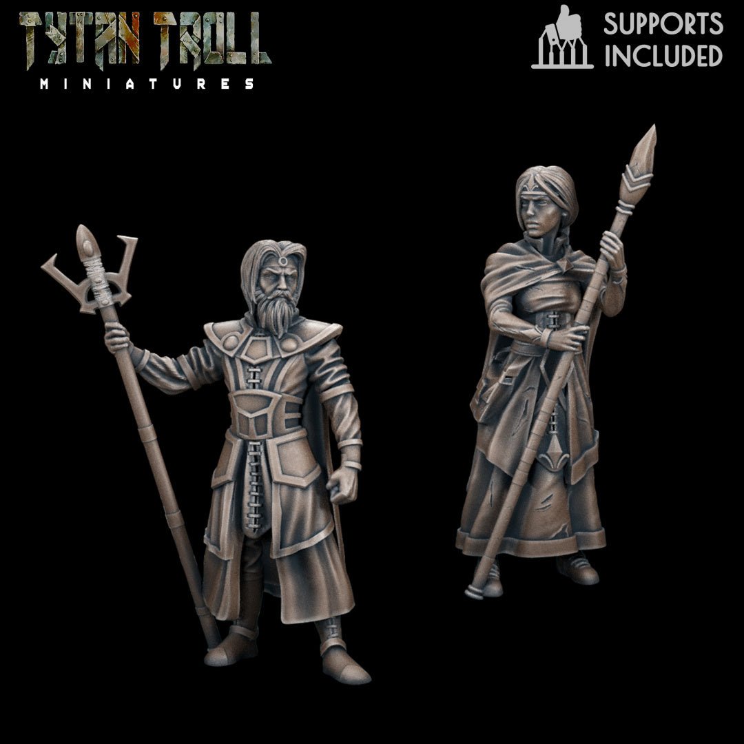 Human Mage / Wizard / Sorcerer Minatures - Mini Megastore