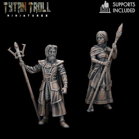 Human Mage / Wizard / Sorcerer Minatures - Mini Megastore