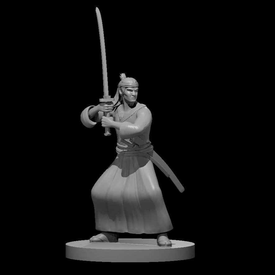 Human Male Ronin Miniature - Mini Megastore