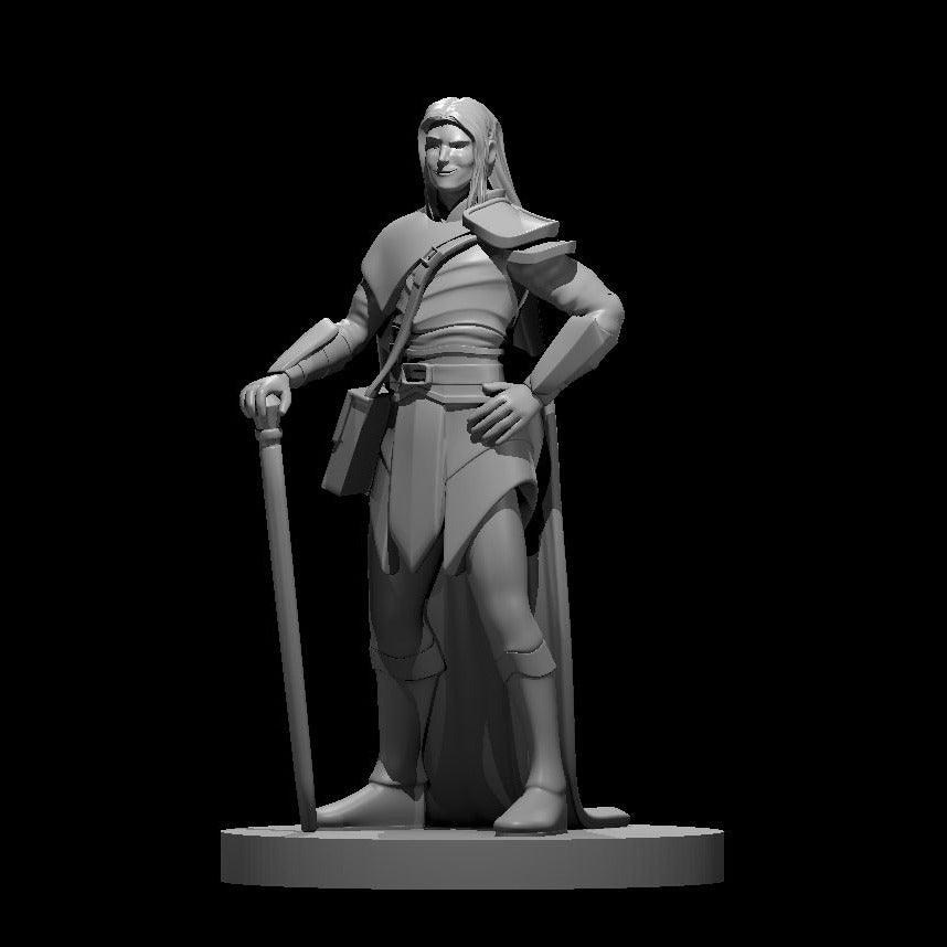 Human Male Transmuter Wizard Miniature - Mini Megastore