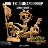 Hunter Commnd Group - Dinofolk / Kobold Miniatures - Mini Megastore