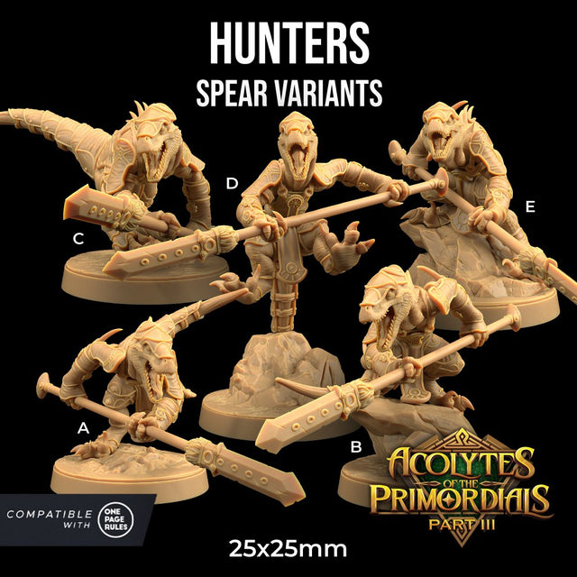 Hunters - Dinofolk Raptor Miniatures - Mini Megastore