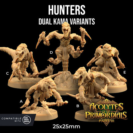 Hunters - Dinofolk Raptor Miniatures - Mini Megastore