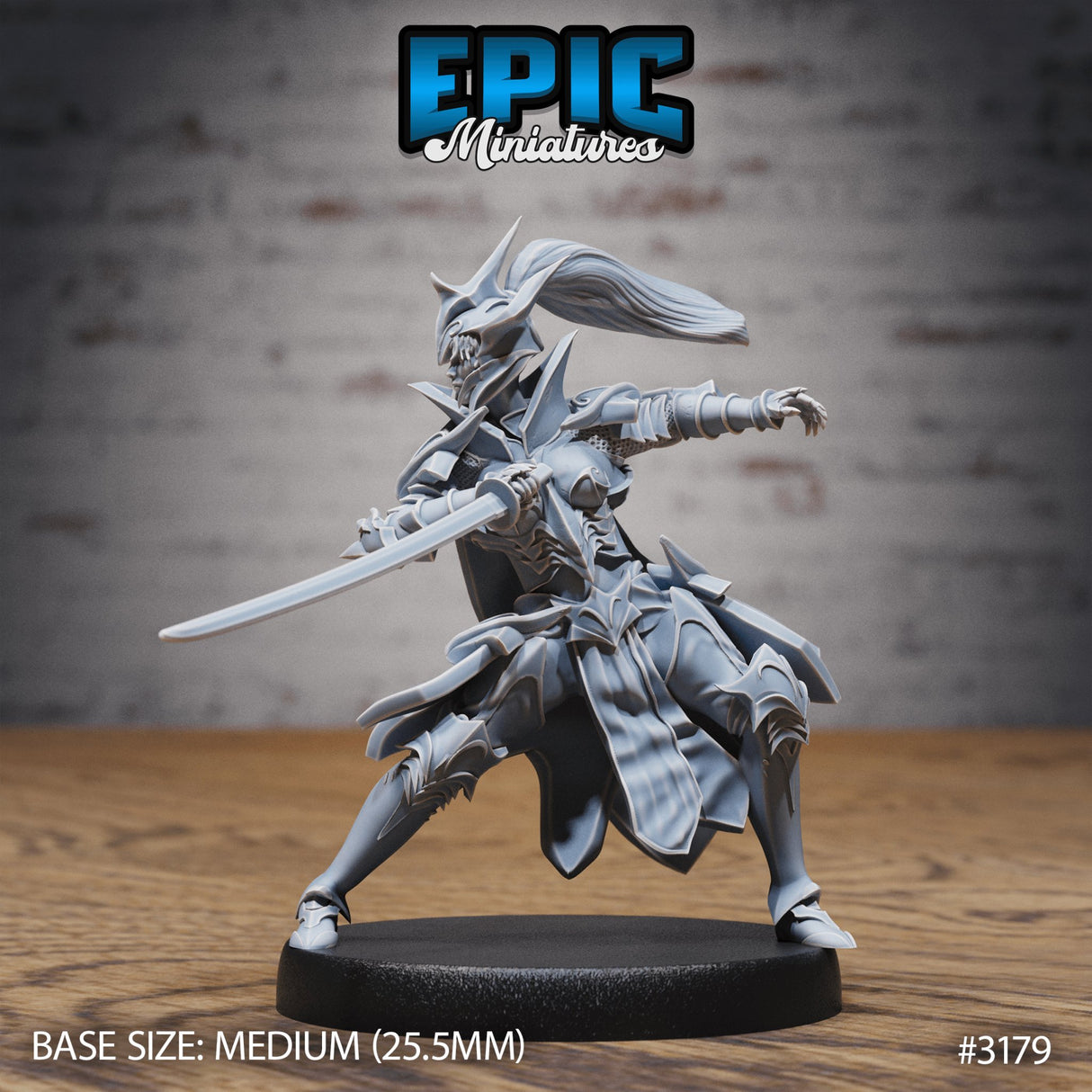 Hunters Guild Female Knight Miniature - Mini Megastore