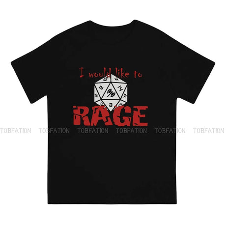 I Would Like To RAGE 100% Cotton T Shirt - Mini Megastore