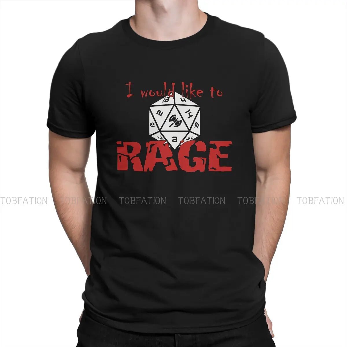 I Would Like To RAGE 100% Cotton T Shirt - Mini Megastore