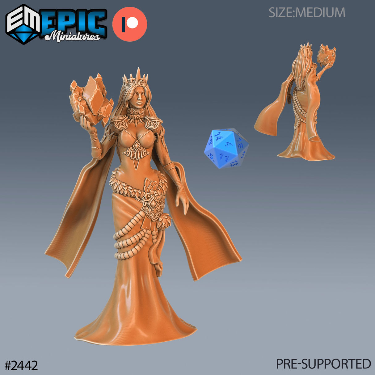 Ice Sorceress Miniature - Mini Megastore