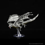 Icons of the Realms: Adult Silver Dragon - Mini Megastore