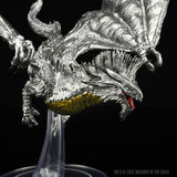 Icons of the Realms: Adult Silver Dragon - Mini Megastore