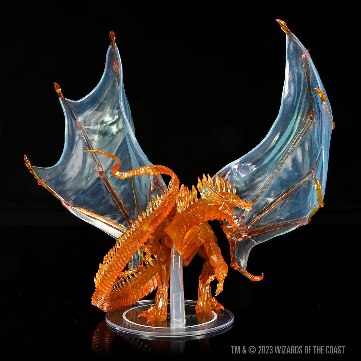 Icons of the Realms: Adult Topaz Dragon - Mini Megastore