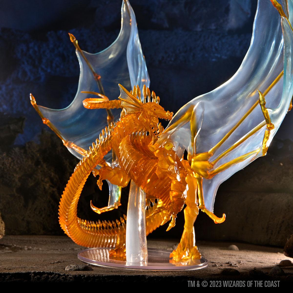 Icons of the Realms: Adult Topaz Dragon - Mini Megastore