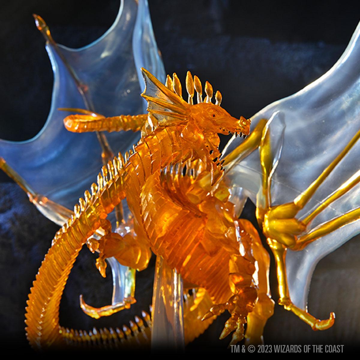 Icons of the Realms: Adult Topaz Dragon - Mini Megastore