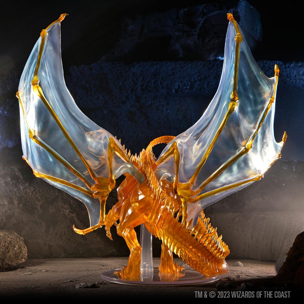 Icons of the Realms: Adult Topaz Dragon - Mini Megastore