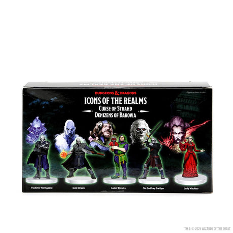 Icons of the Realms: Curse of Strahd - Prepainted Denizens of Barovia Miniatures - Mini Megastore