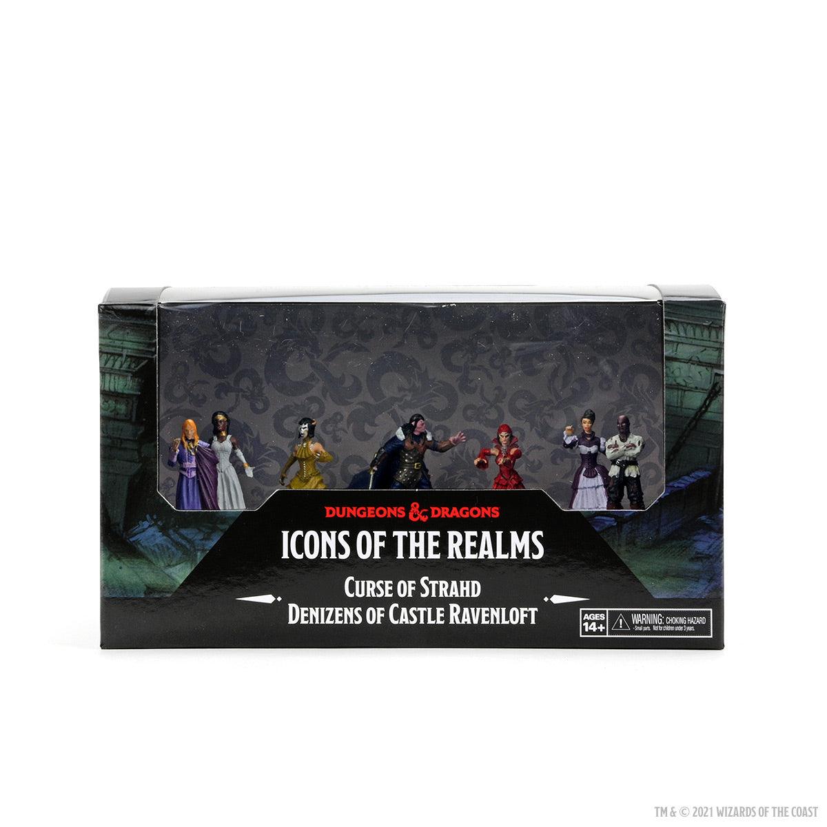 Icons of the Realms: Curse of Strahd - Prepainted Denizens of Castle Ravenloft Miniatures - Mini Megastore