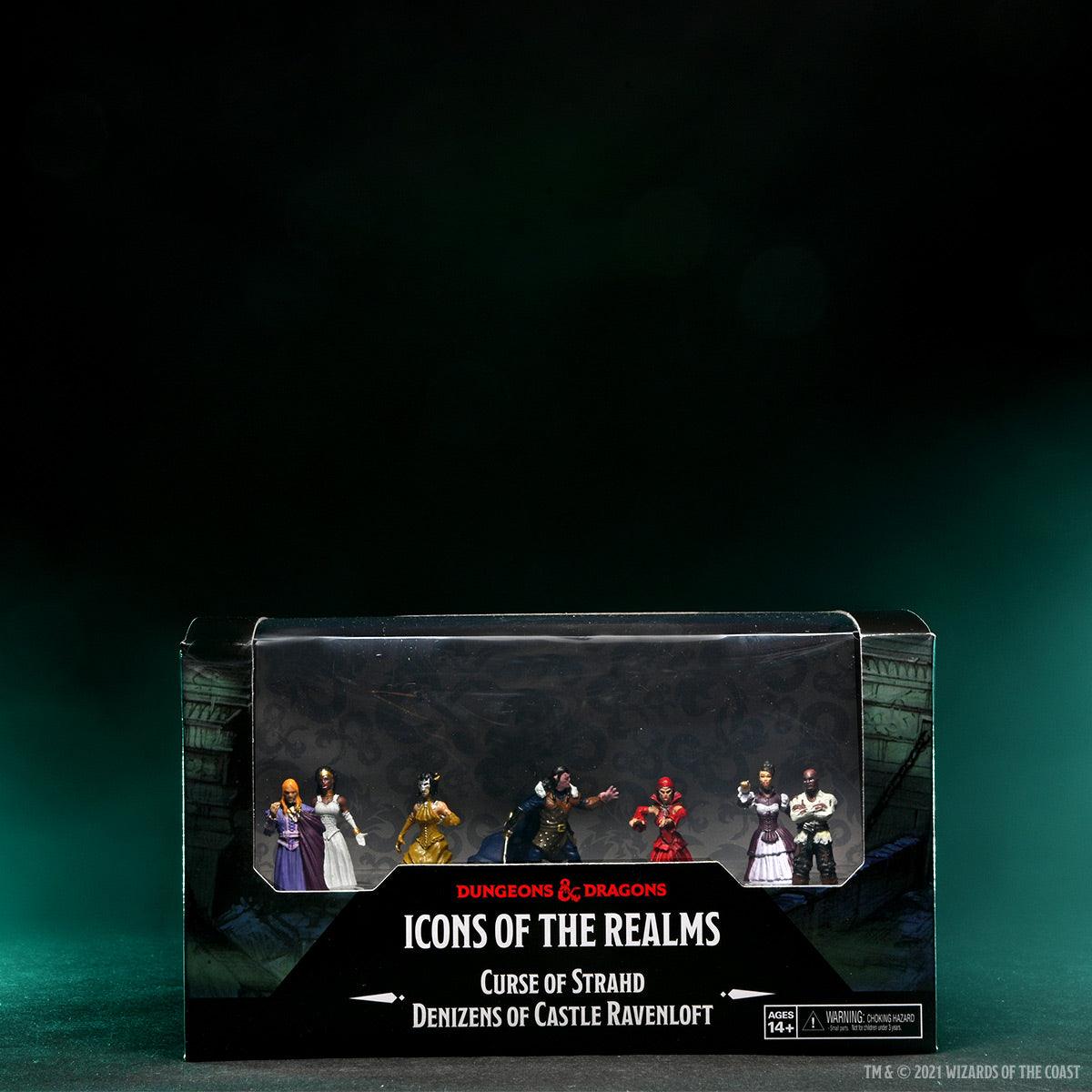 Icons of the Realms: Curse of Strahd - Prepainted Denizens of Castle Ravenloft Miniatures - Mini Megastore